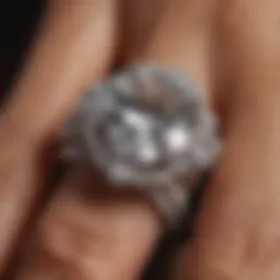 A stunning diamond engagement ring symbolizing love and commitment