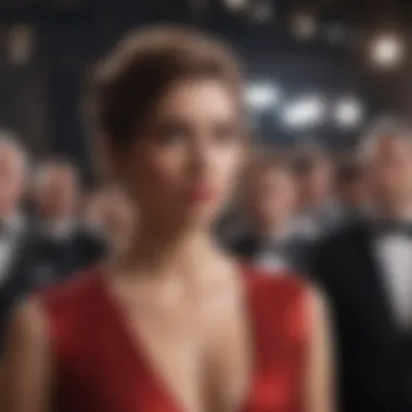Contemporary Comedy in Film A modern film set depicting a comedic scene with diverse characters.