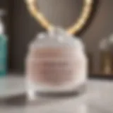 Nourishing moisturizer on a vanity