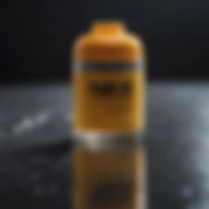Rain coat care products arranged on a surface