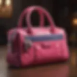 Stylish nylon travel purse in a vibrant color