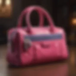 Stylish nylon travel purse in a vibrant color