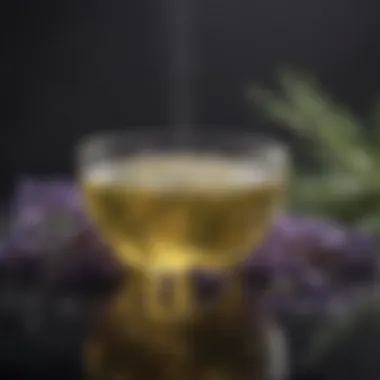 Aromatic Herbal Infusion for Hair Care Soothing lavender and chamomile infusion