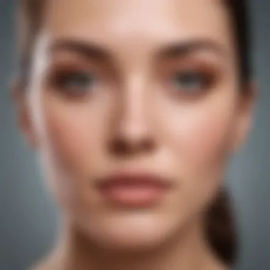 Infographic detailing skincare routines for chin breakouts