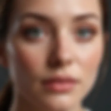 Visual representation of at-home skincare remedies for pores