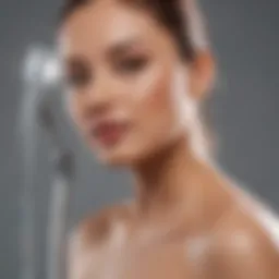 Detailed view of a laser hair removal device showcasing its advanced technology