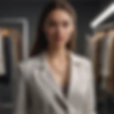 Quality and Versatility in Wardrobe A stylish wardrobe organized with a focus on quality and versatility
