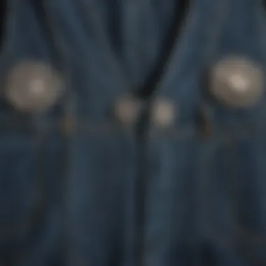 Denim Delight: Unique Embellishments on 90s Overalls Statement Denim Overalls with Unique Embellishments