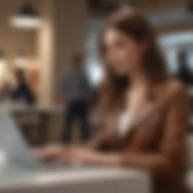 Registering for Unidays Discount Student using a laptop to register for Unidays discount