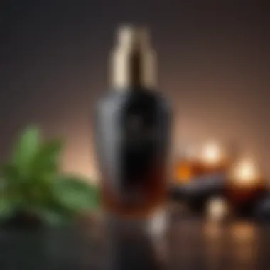 Elegant Design of Vegamour Advanced Hair Serum Close-up view of Vegamour Advanced Hair Serum bottle showcasing its elegant design