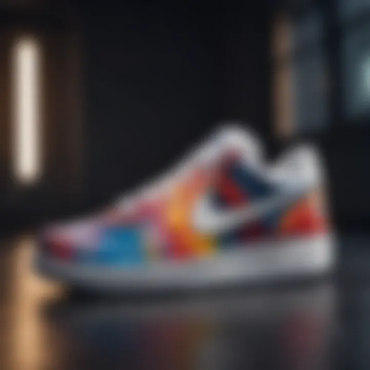 Abstract Brushstroke Nike Sneakers