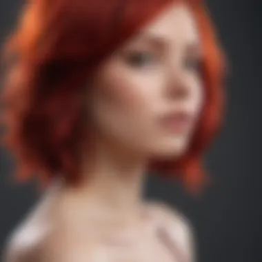 Vibrant Crimson Blaze Hair Color Inspiration Vibrant Crimson Blaze Hair Color