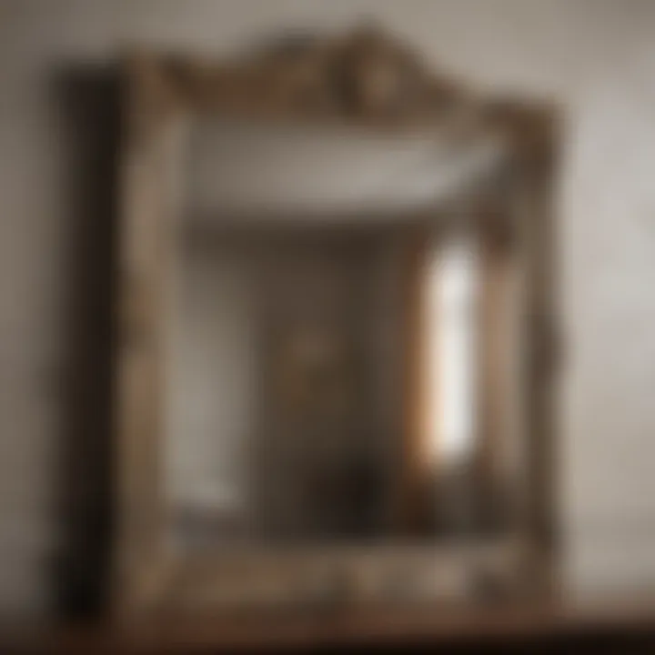 Vintage Home Decor - Ornate Antique Mirror