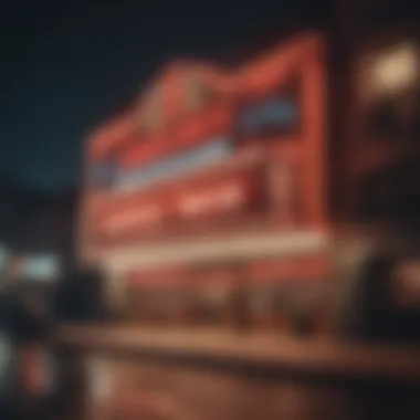 Nostalgic Movie Marquee Vintage Theater Marquee Featuring Classic Movies