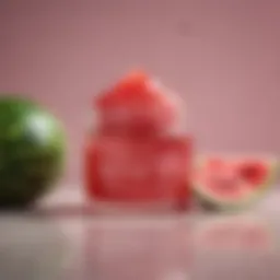 Vibrant Watermelon Jelly Balm in Luxurious Packaging