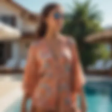 Chic Cover-Ups and Beachwear Chic cover-ups and beachwear for poolside relaxation