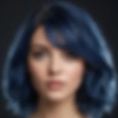 Woman with Lush, Hydrated Hair after using Blue Shampoo