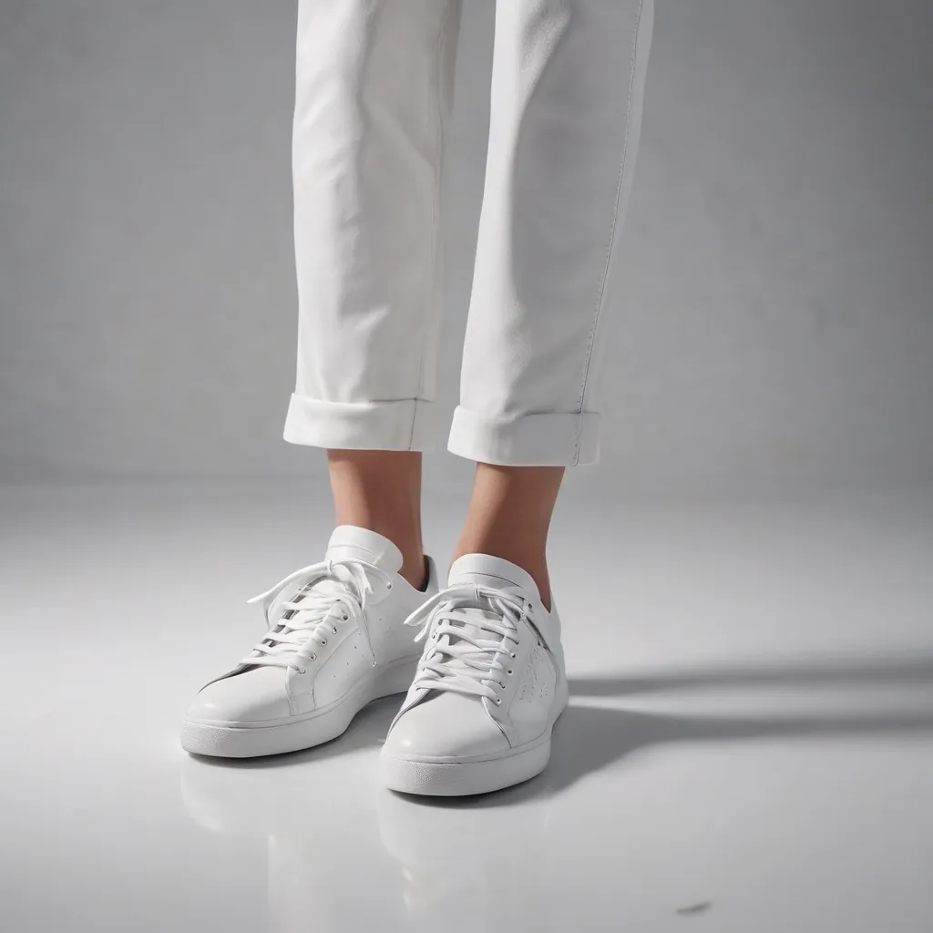 White Leather Sneakers
